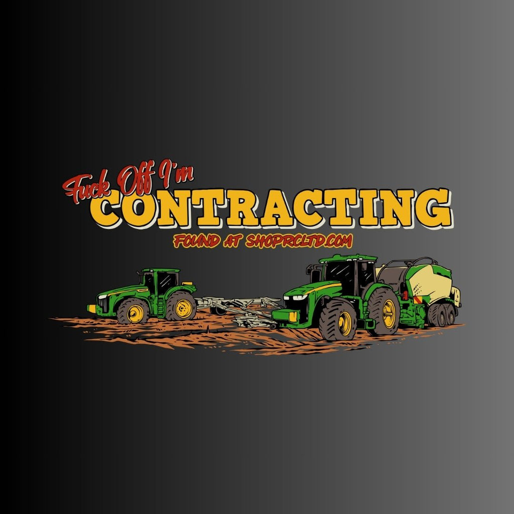 Fxck Off I’m Contracting - Dye Cut Stickers - RCLTD