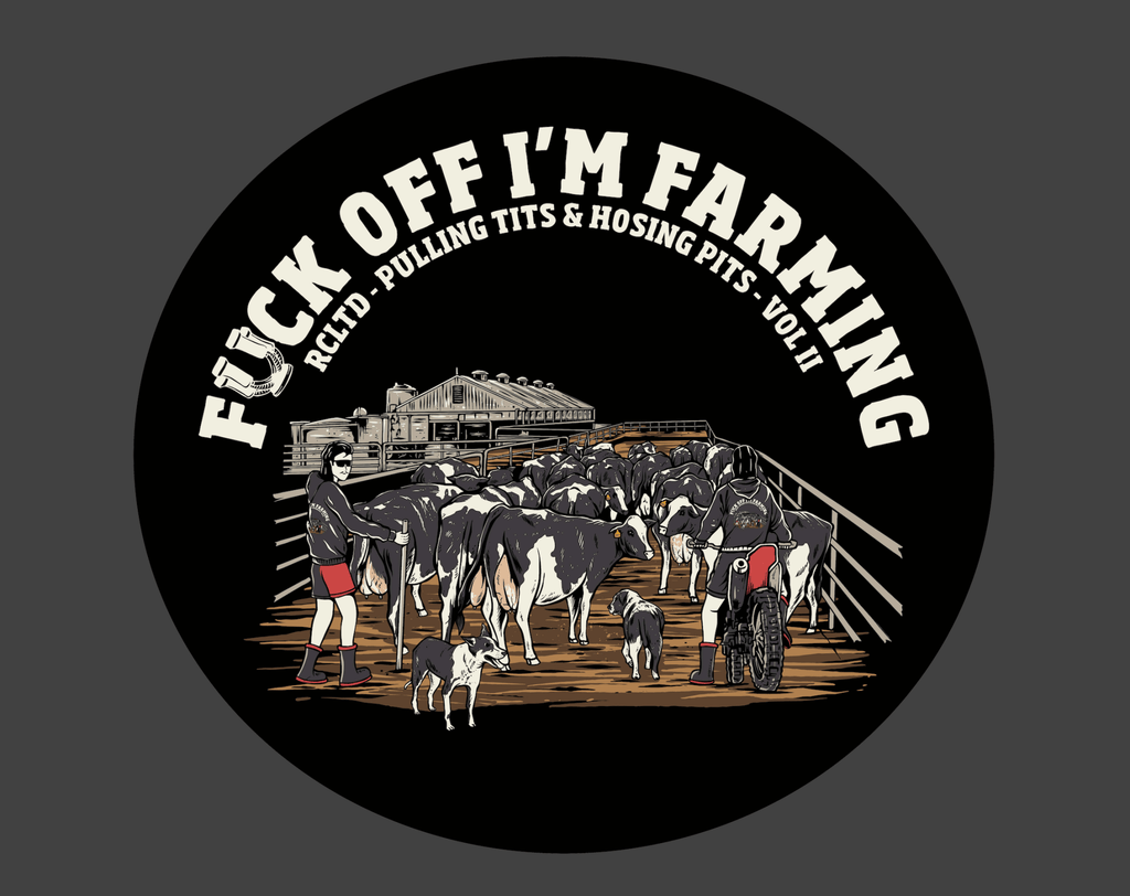 Fxck Off I'm Farming - Dairy Edition - Sticker Pack x3 - RCLTD