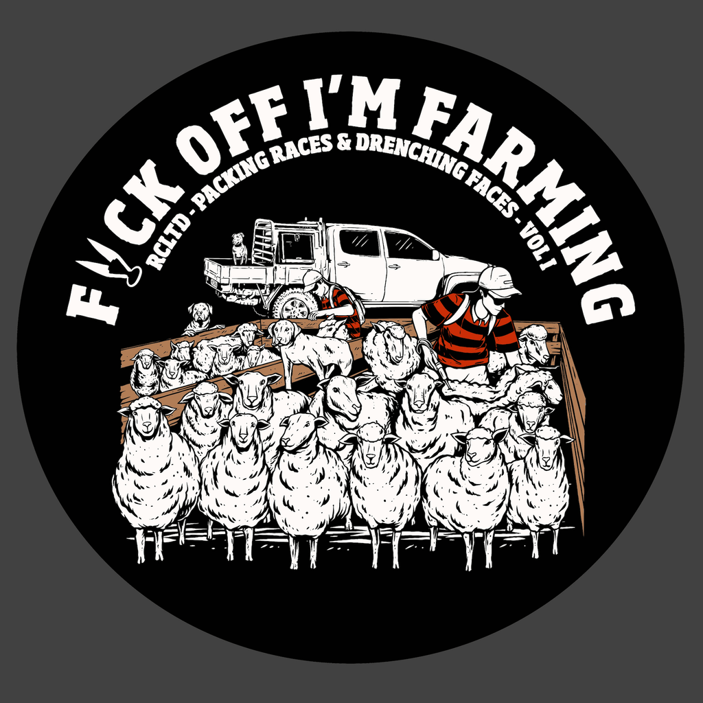 Fxck Off Im Farming Sheep Edition - Sticker Pack x3 - RCLTD