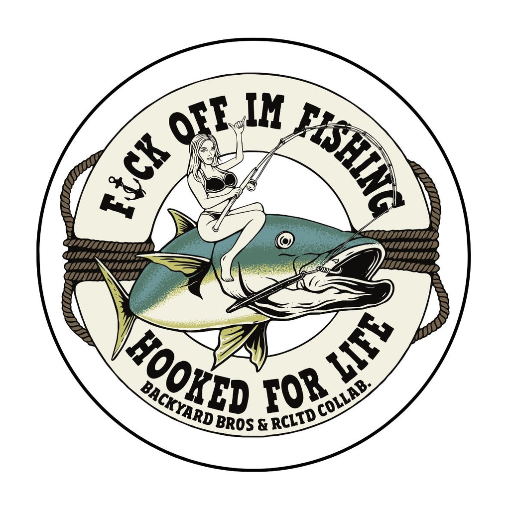 Fxck Off I'm Fishing Sticker Pack x3 - RCLTD